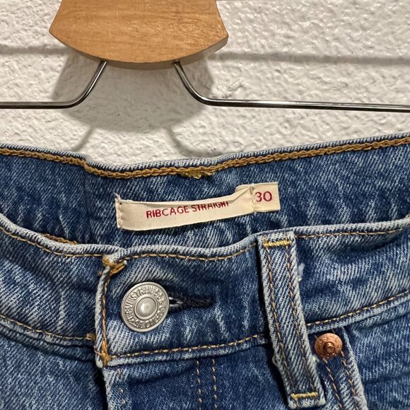 Levi's Ribcage Straight Ankle 30 Light wash - Picture 2 of 5